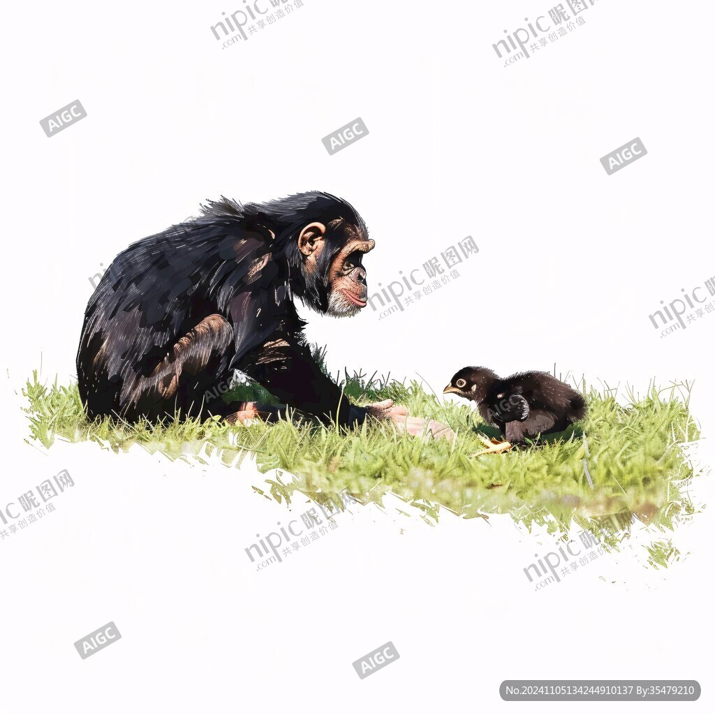黑猩猩插圖