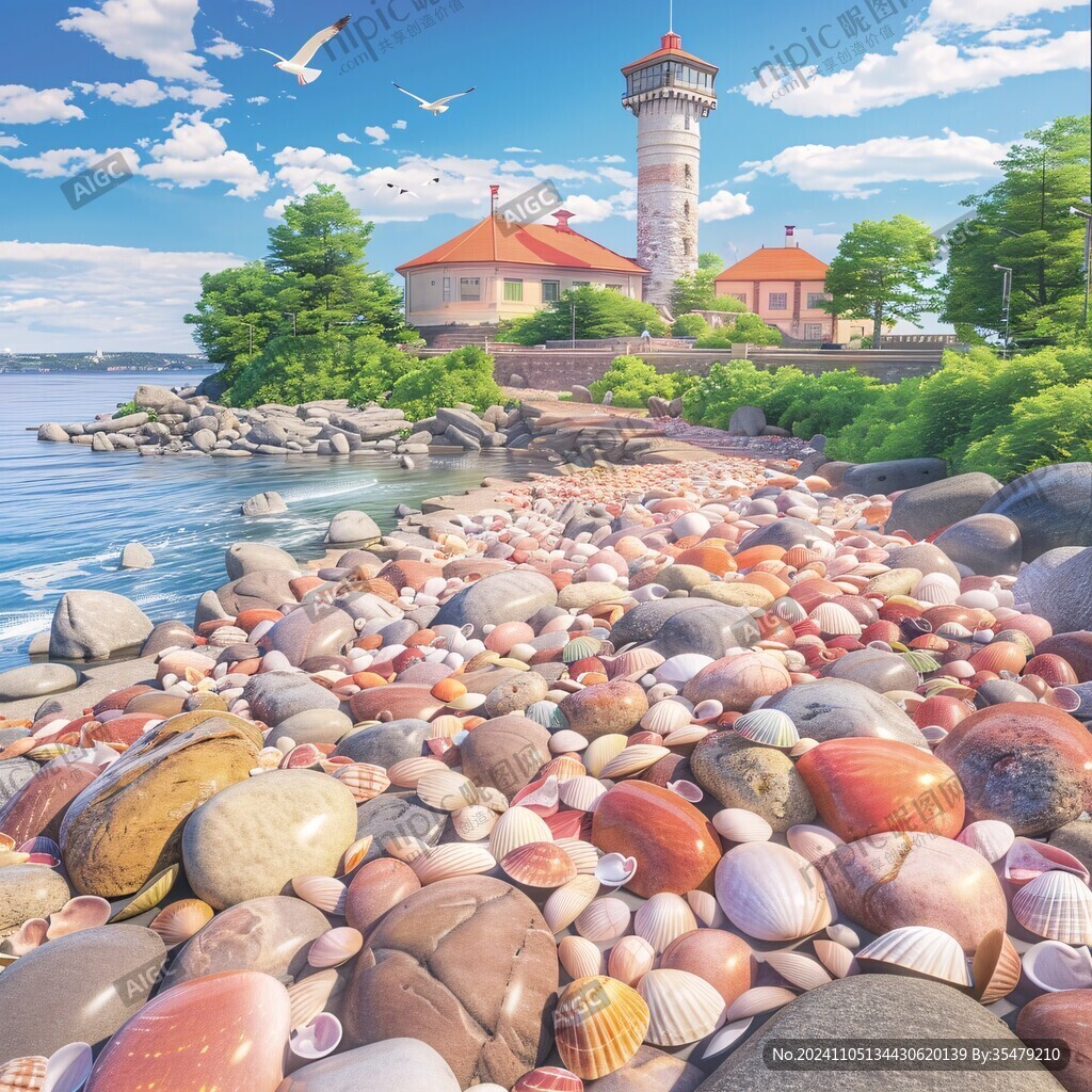 鵝卵石美景