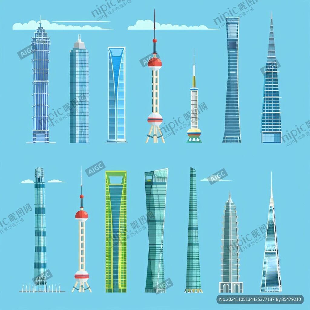 北上廣深地標(biāo)建筑集合