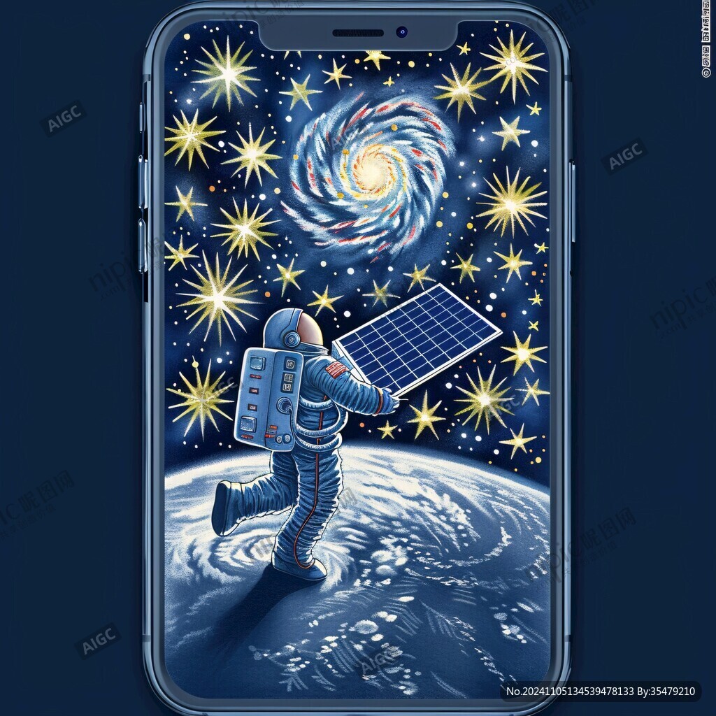 探索宇宙卡通圖案