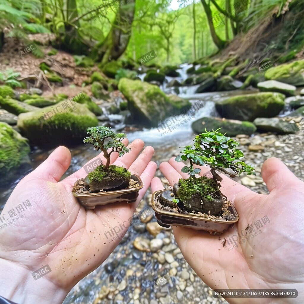 植物森林裝置