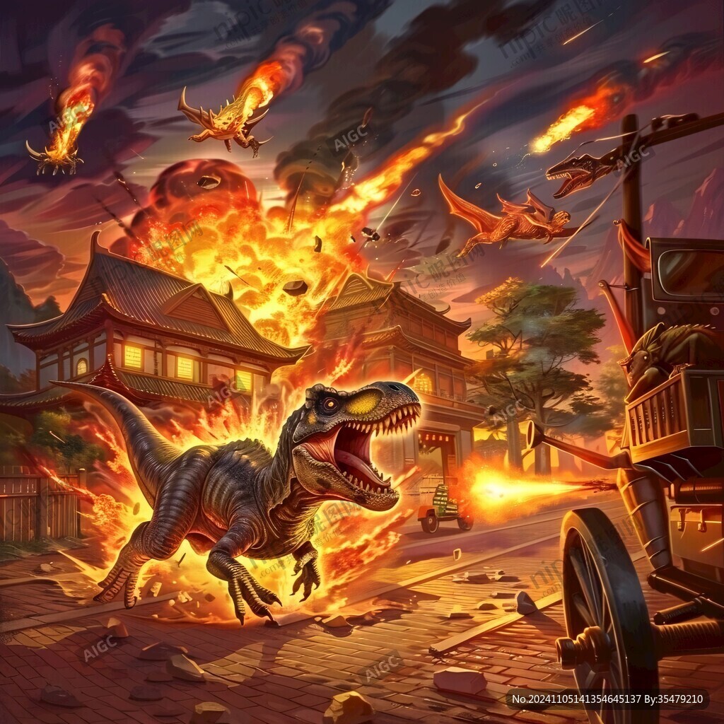 原創恐龍插畫