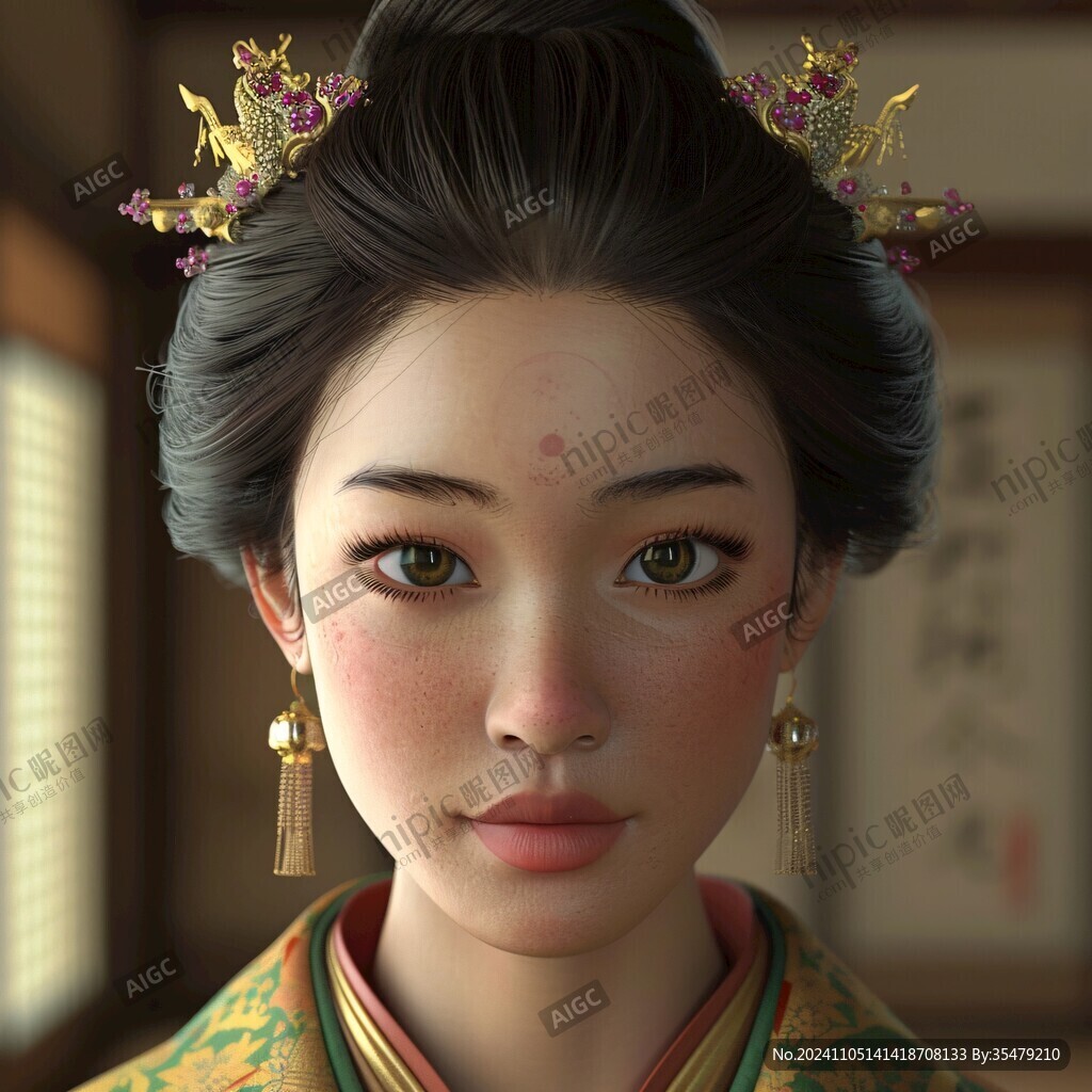 椿米女俑
