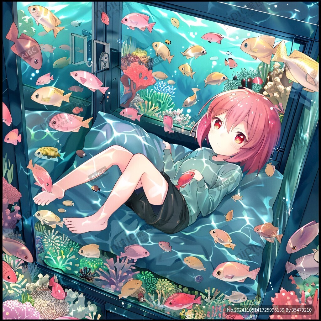 駕馭魚的少女