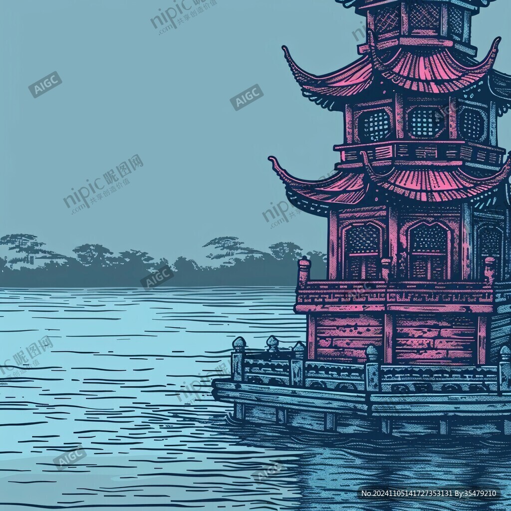 雷峰塔插畫