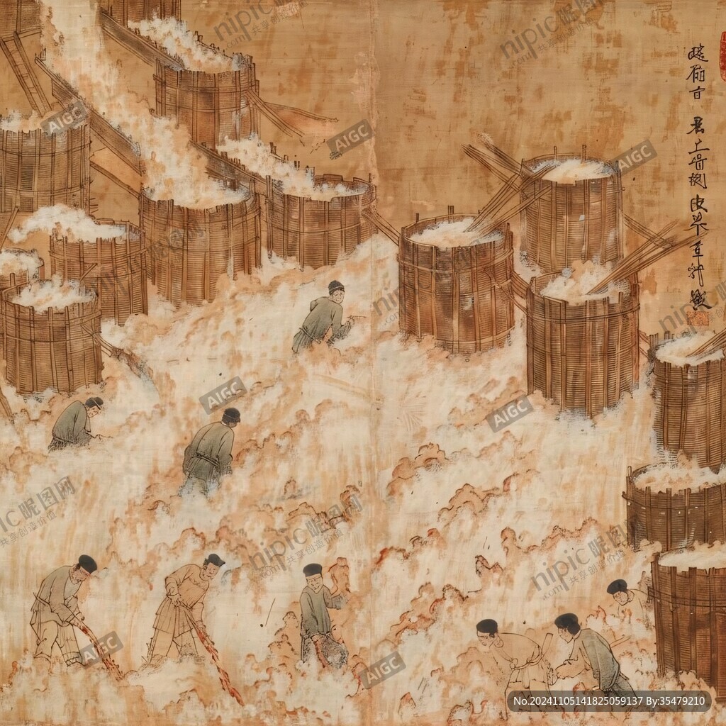 筑壩抗洪場(chǎng)景