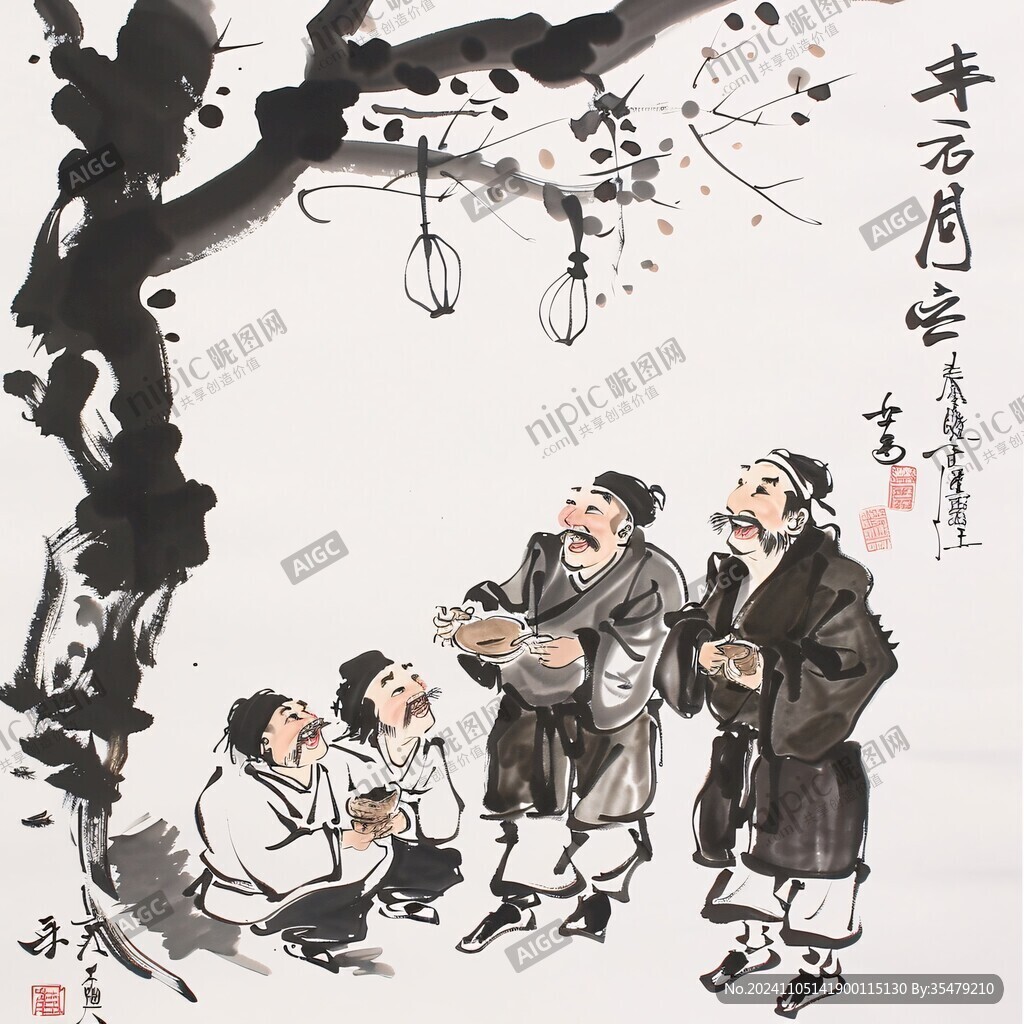 酒讓裝飾畫