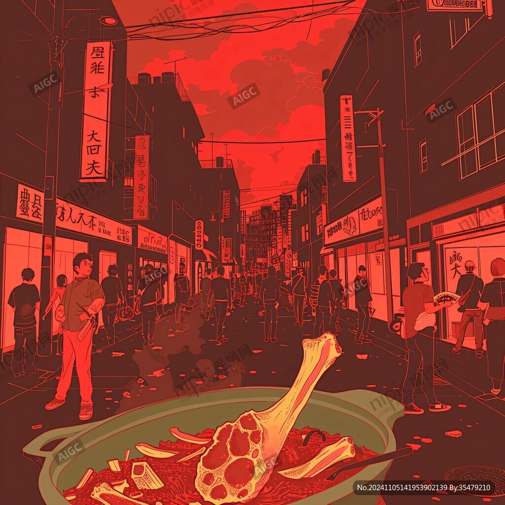 小市羊湯插畫