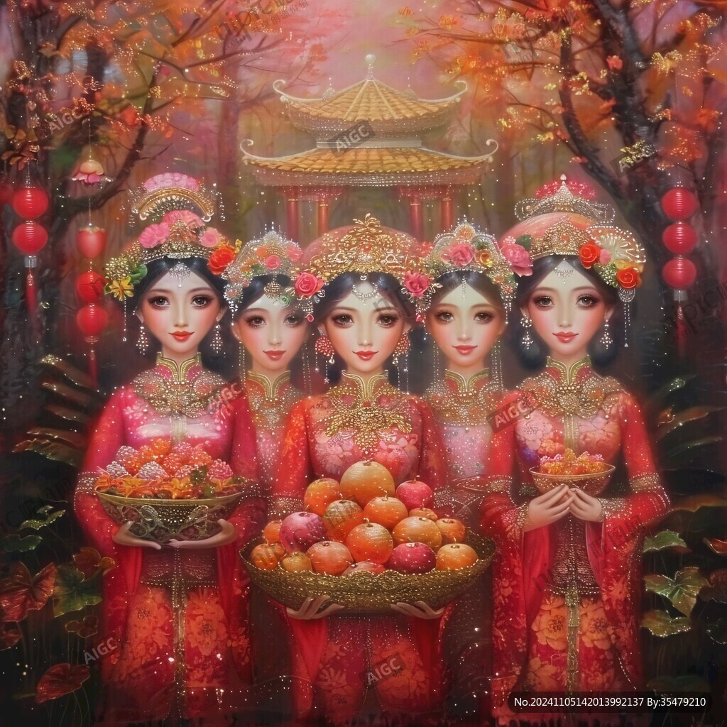 維吾爾族水彩