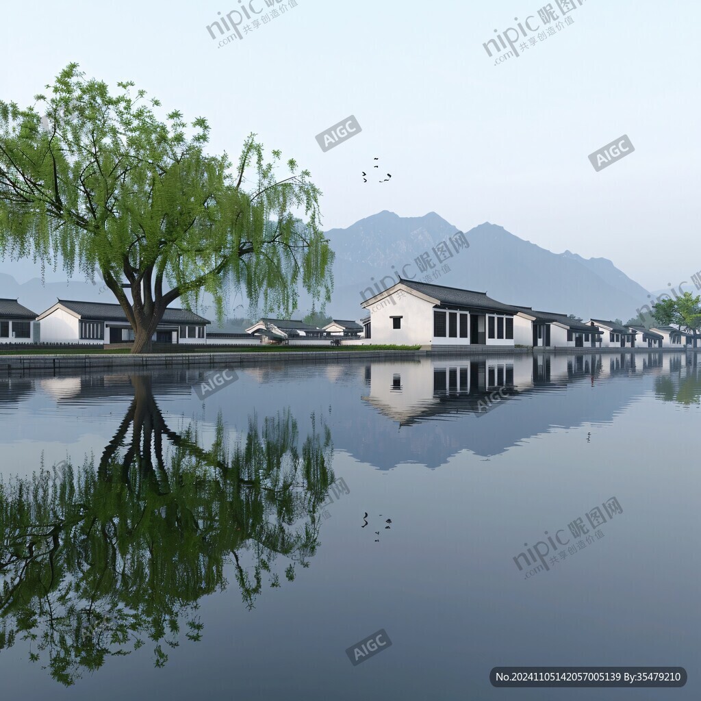 美麗鄉(xiāng)村意境江南