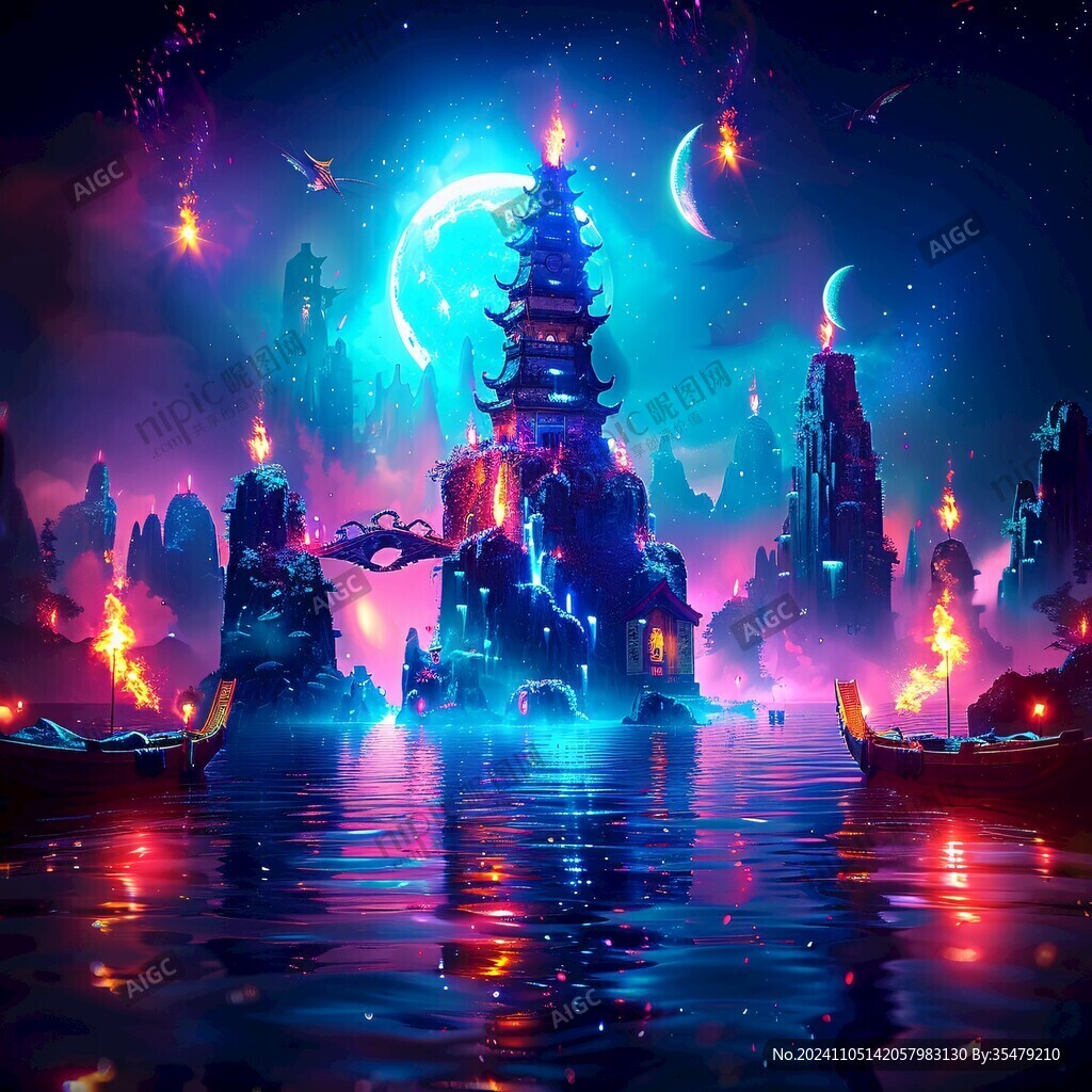 玄幻夜景