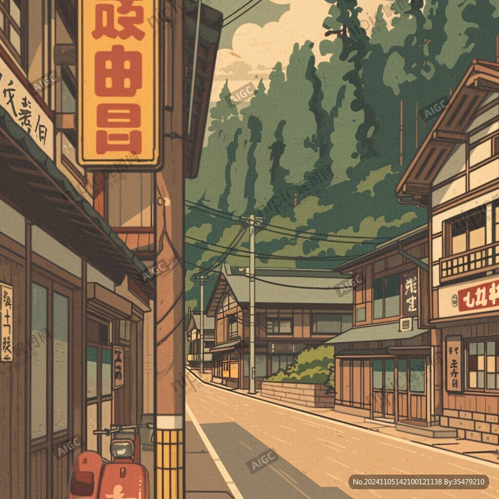 日本復(fù)古街道