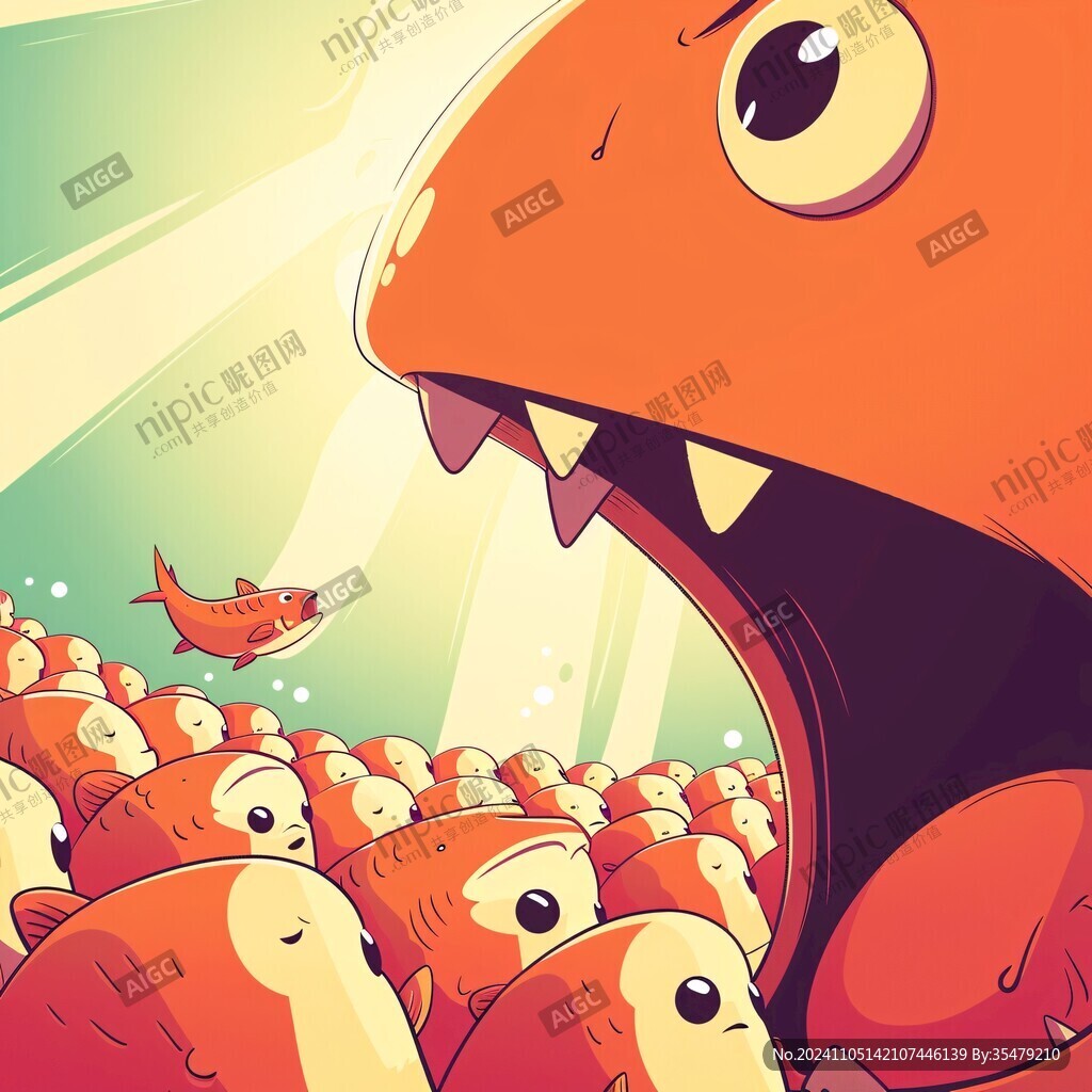 咕嚕魚插畫