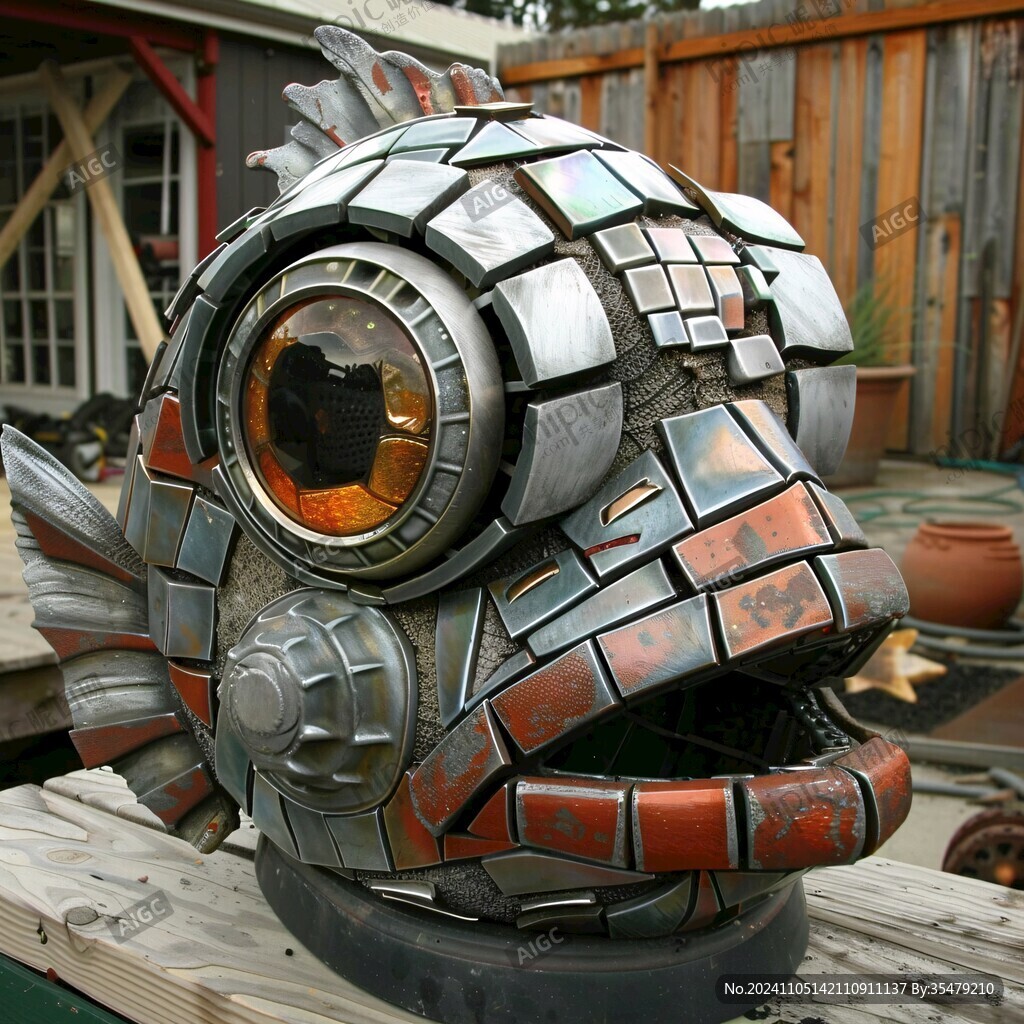 輪胎造型金魚