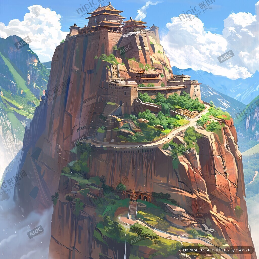 太姥山插畫