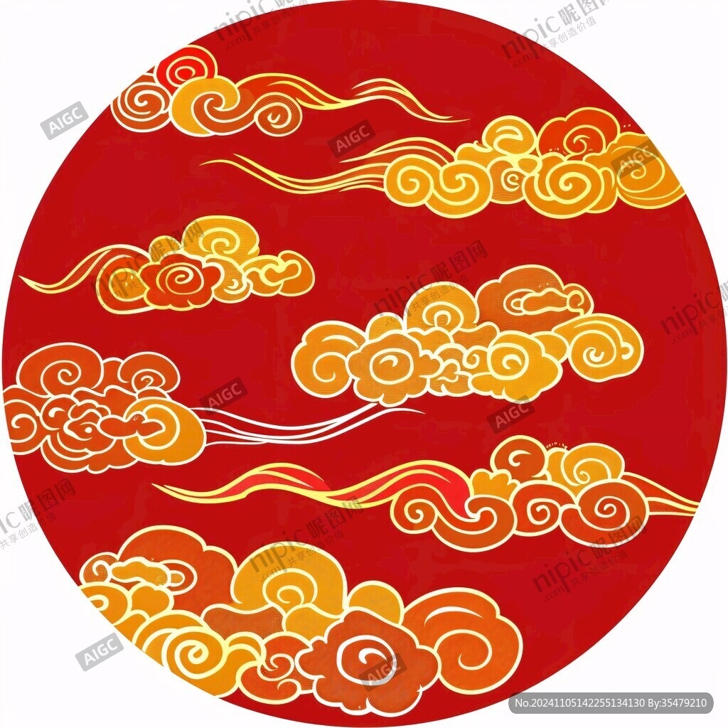 宋代云圖高端云紋裝飾
