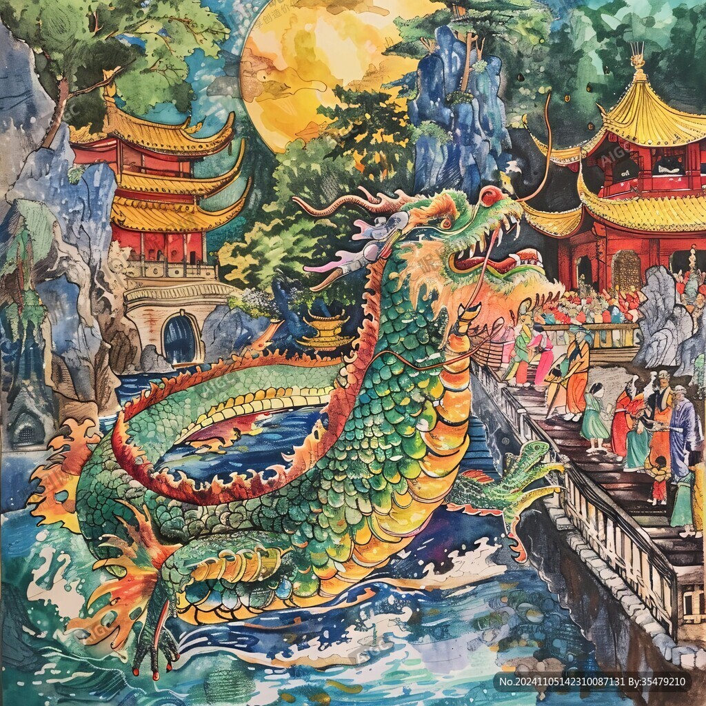 龍年文創(chuàng)插畫(huà)