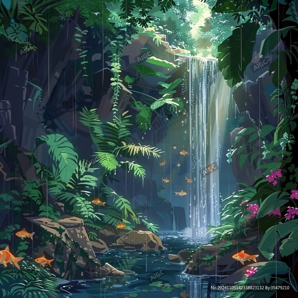 雨林插畫