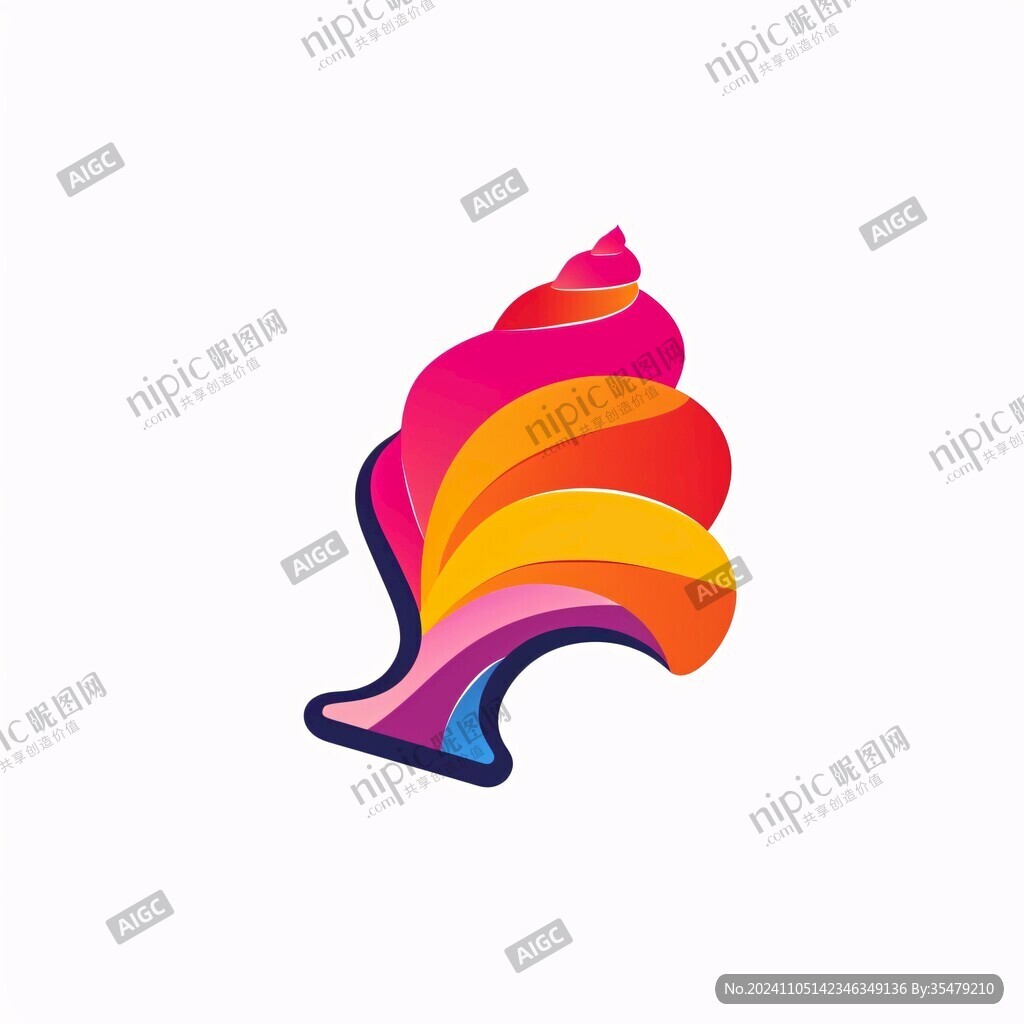 海螺卡通logo