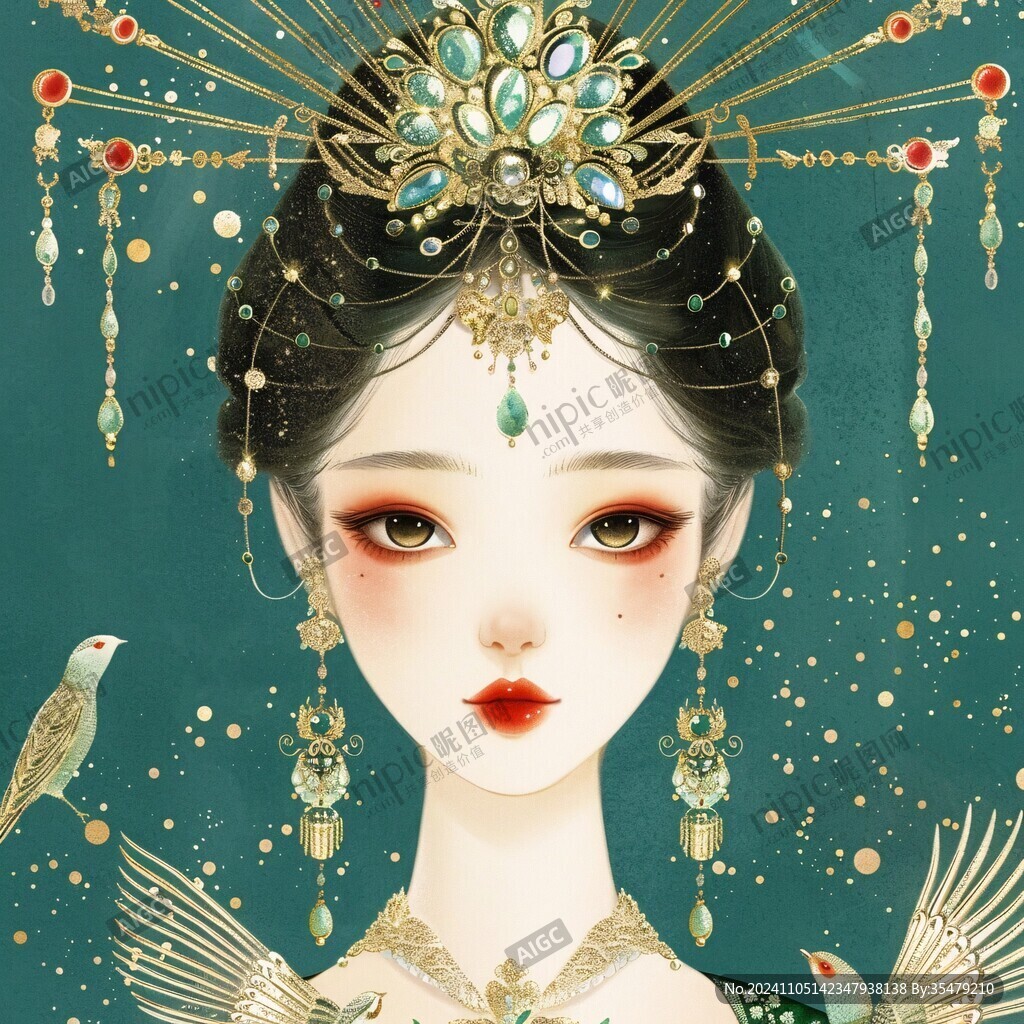 宮廷風(fēng)插畫