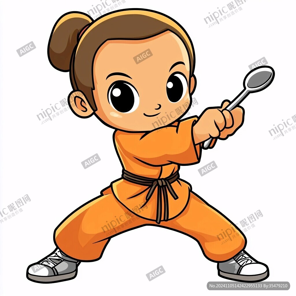 卡通武術(shù)人物