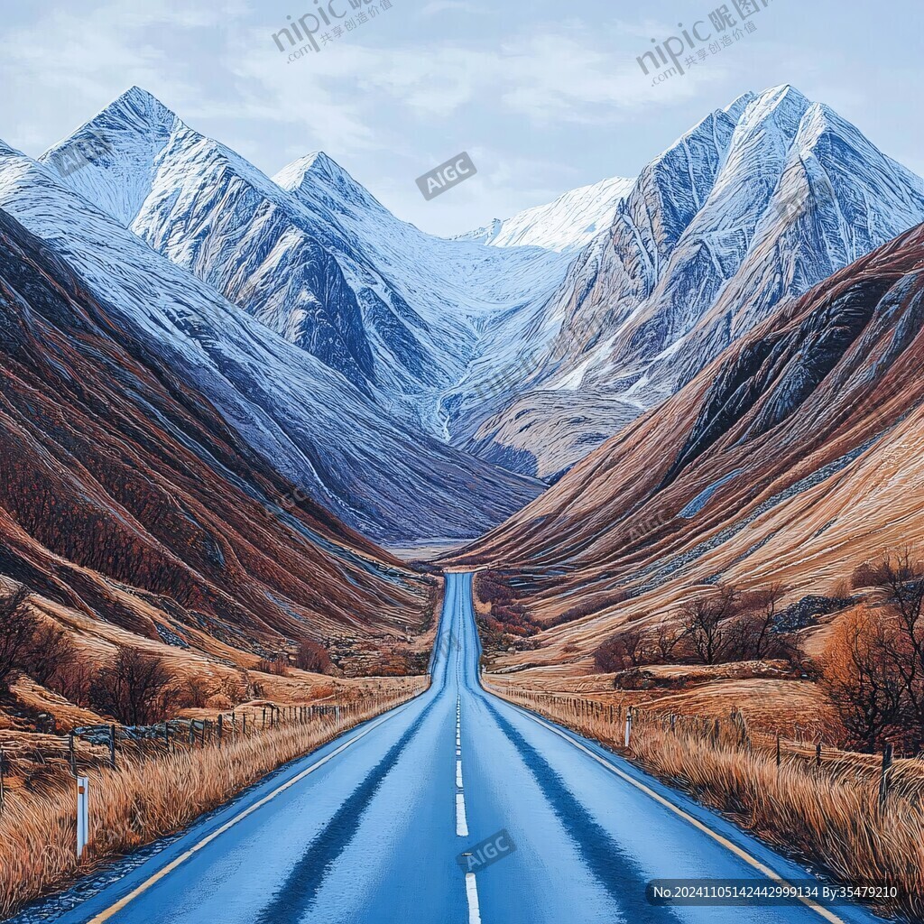 唯美公路壁紙