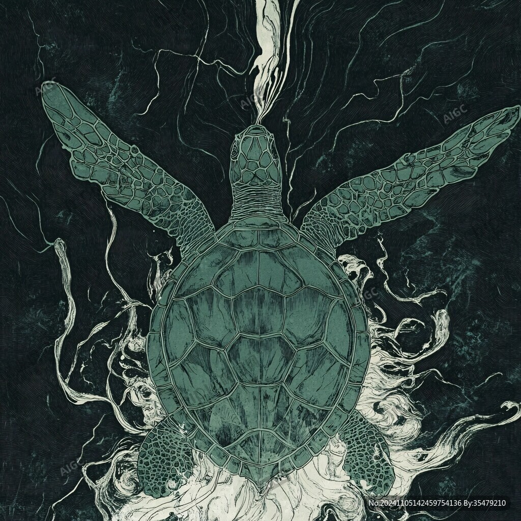 玄龜插畫