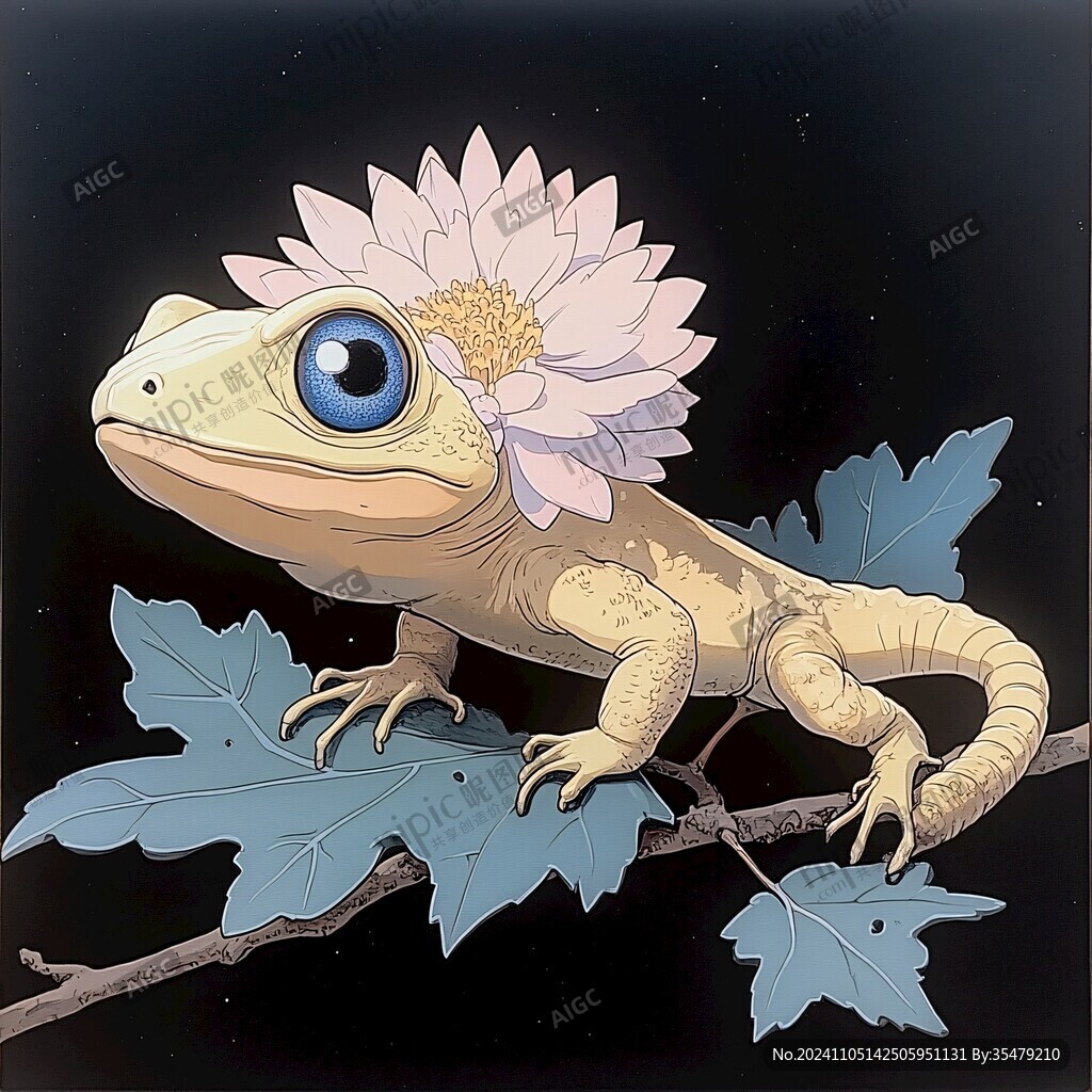 青蛙插畫設計