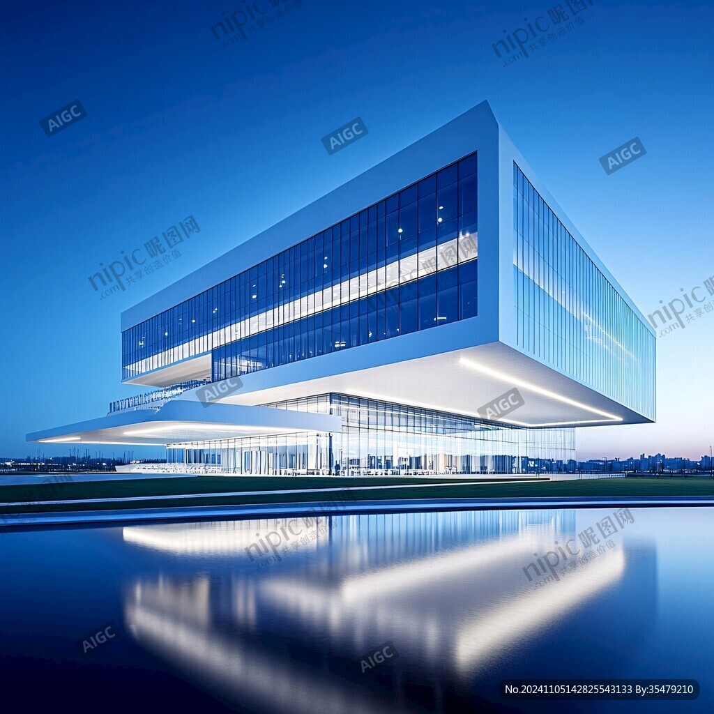 科技風智慧建筑