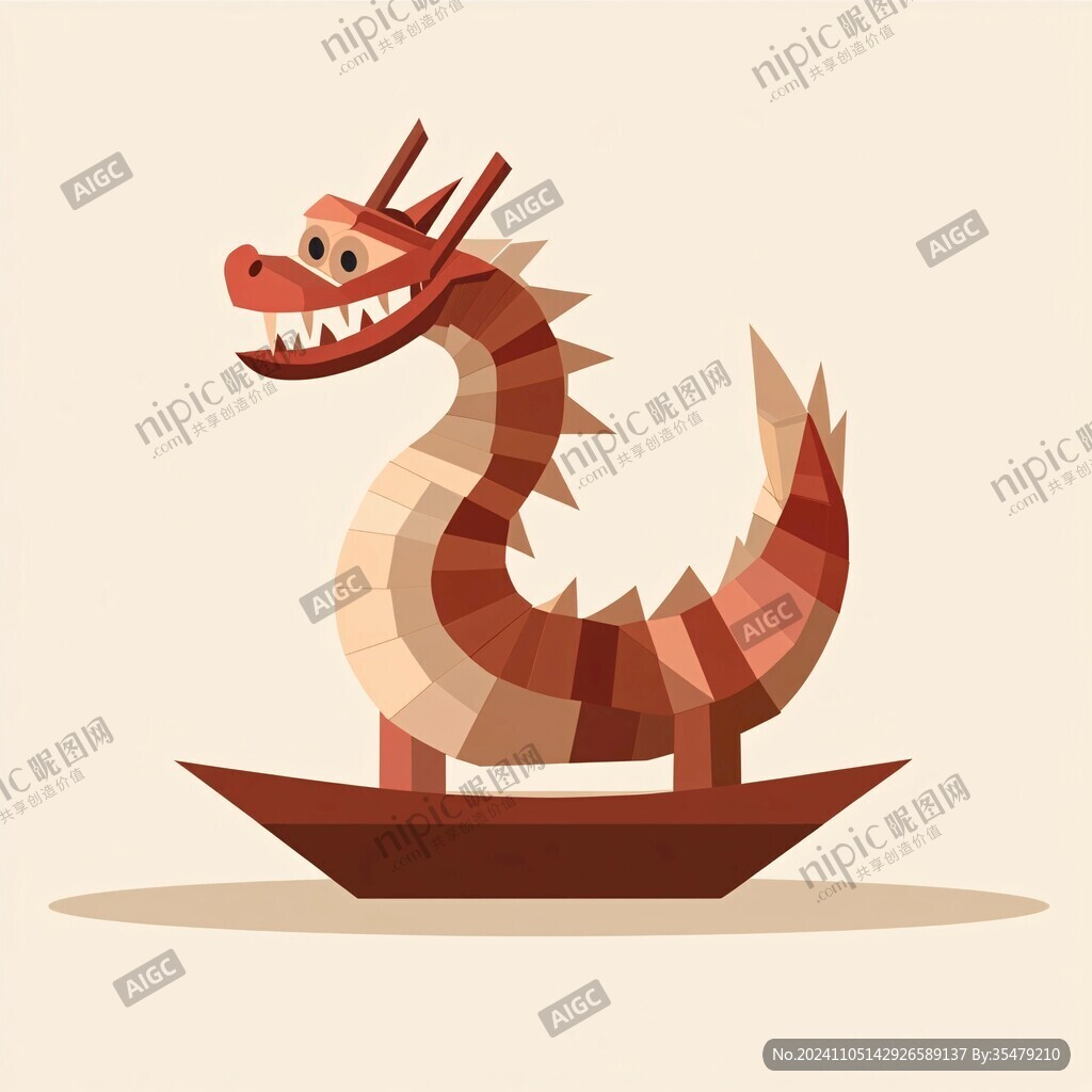 卡通龍舟設(shè)計(jì)