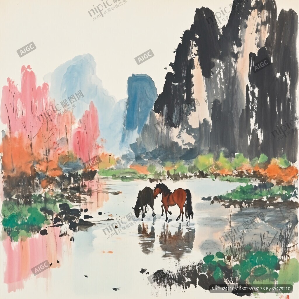 漓江水彩
