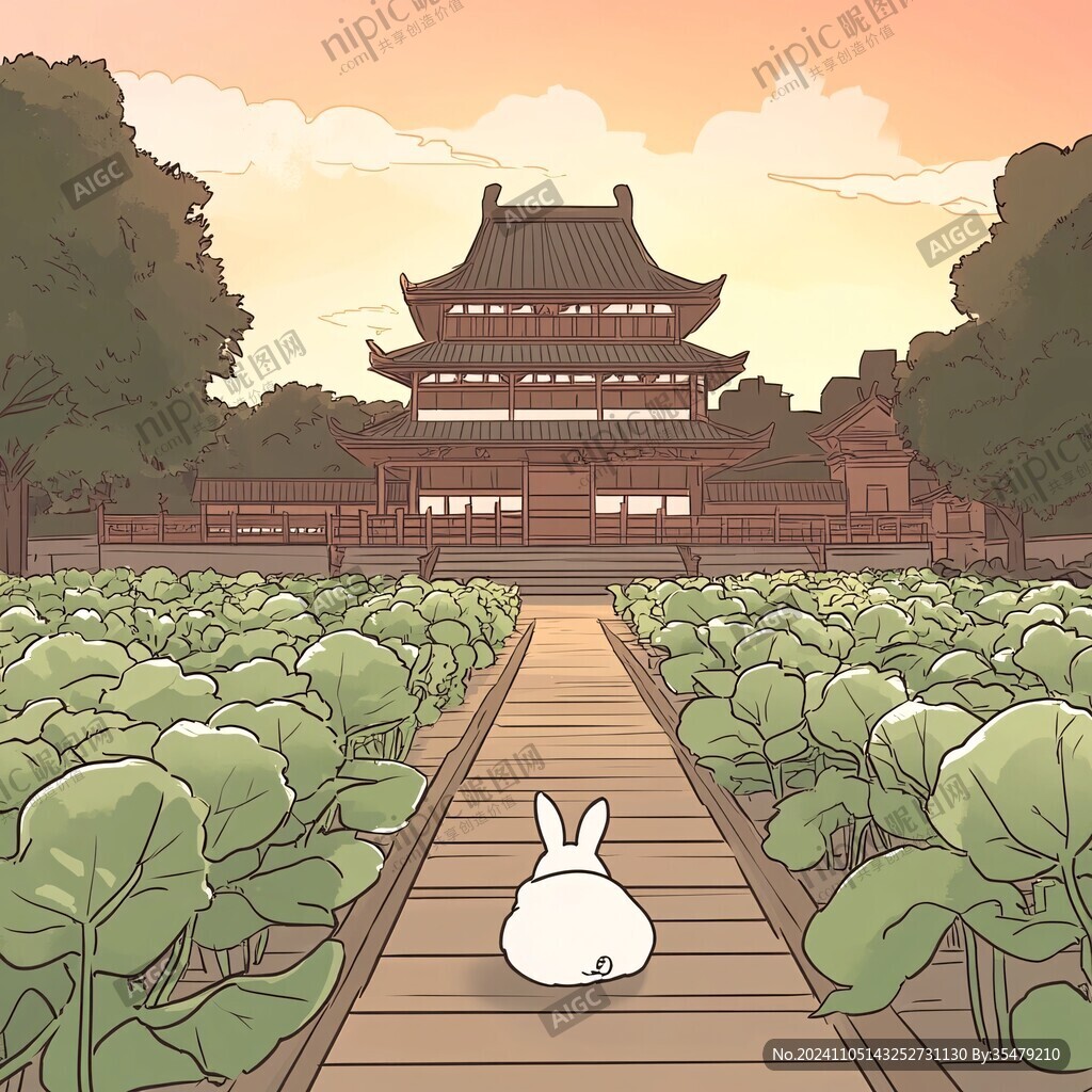 天一閣插畫