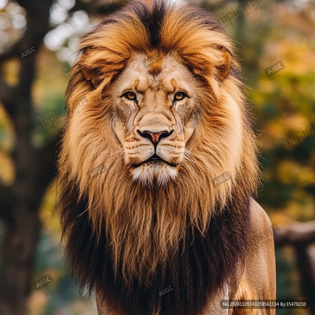獅頭獅子王動(dòng)物頭像