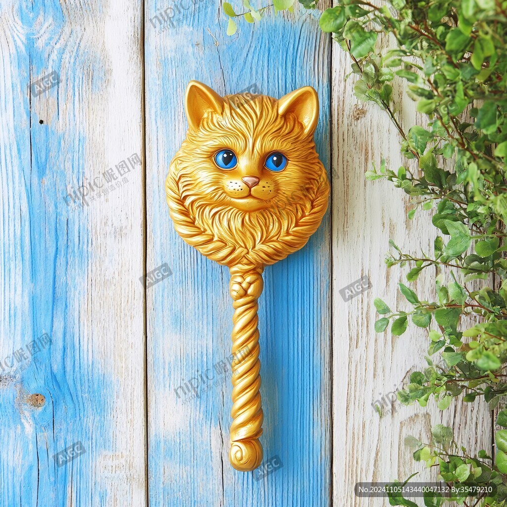 小貓木制裝飾品
