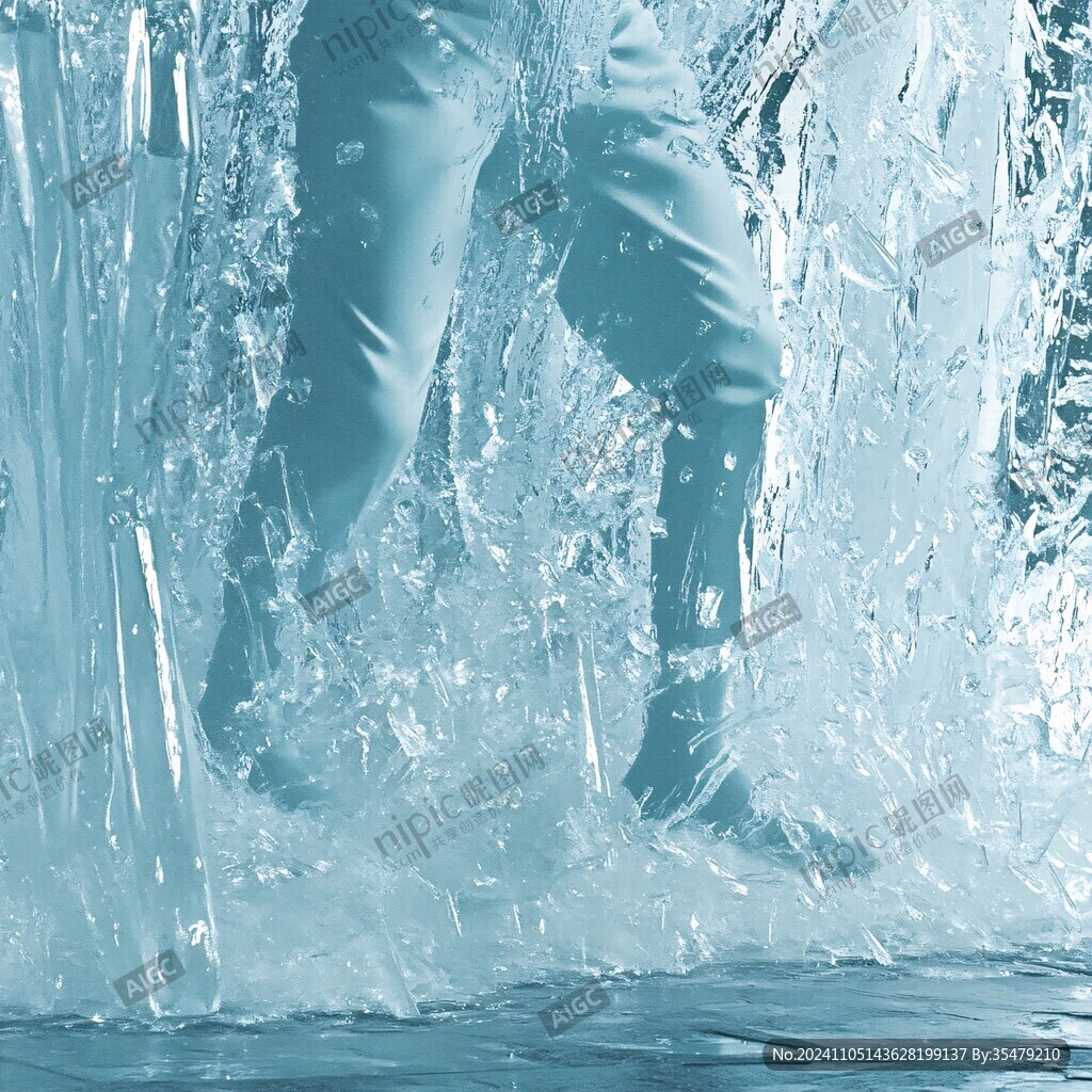 踩水
