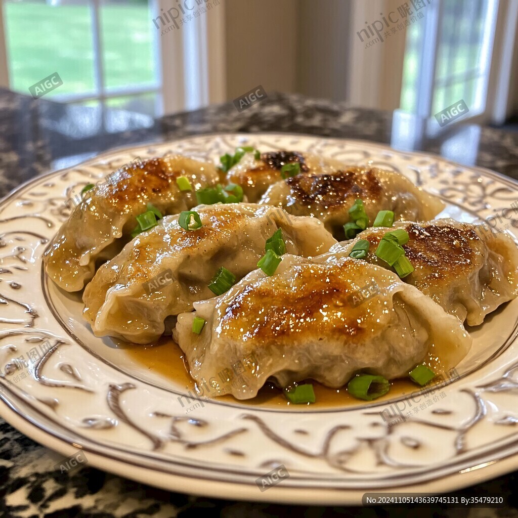 蔥香煎餃