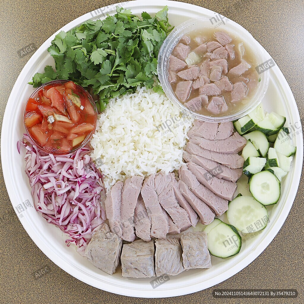 涼拌牛肉套餐