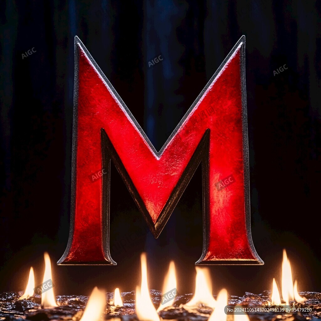 火炬m字母