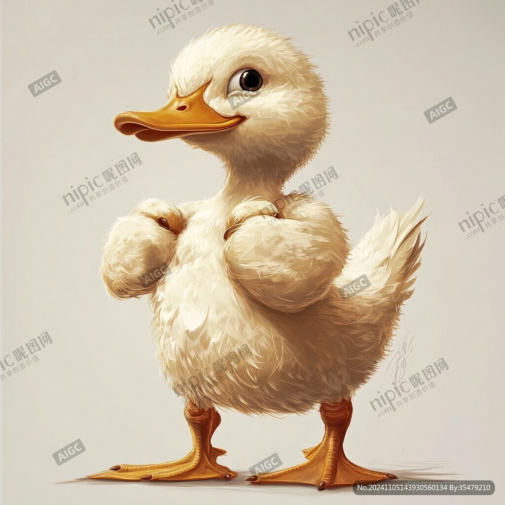 q版鴨設計