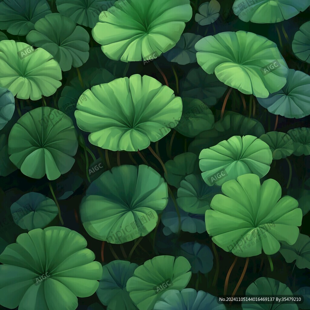 金錢草插畫