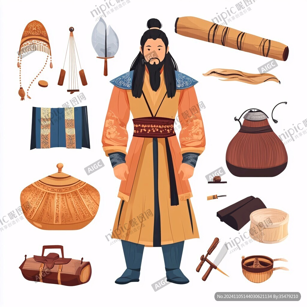 蒙古人物設(shè)計