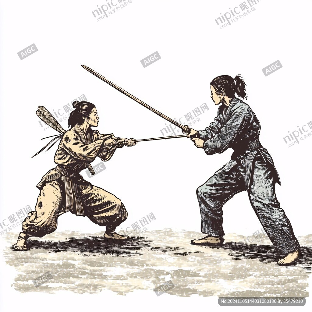武士對練