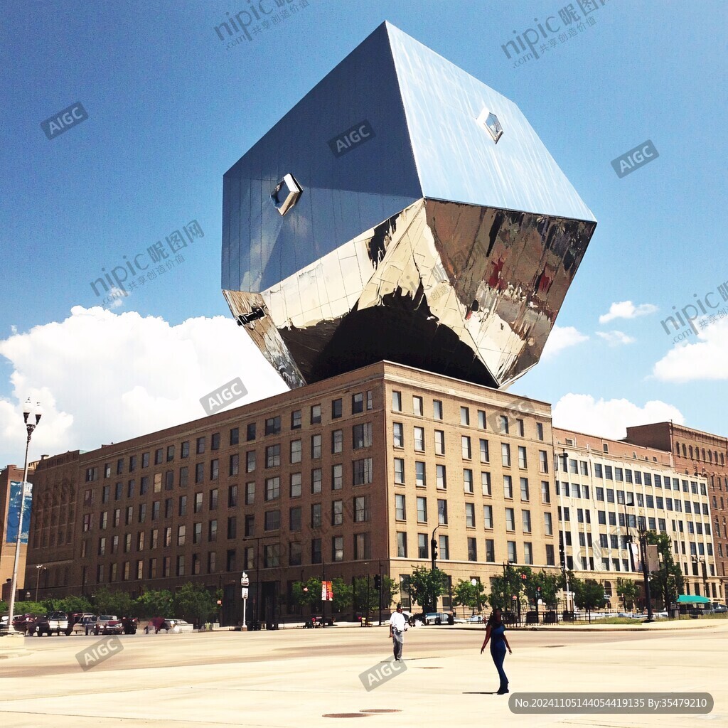 懸浮立方建筑