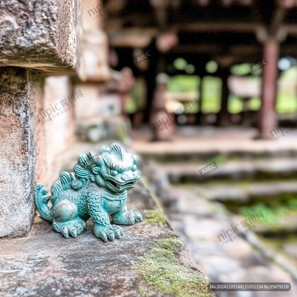 日本古建筑獸首