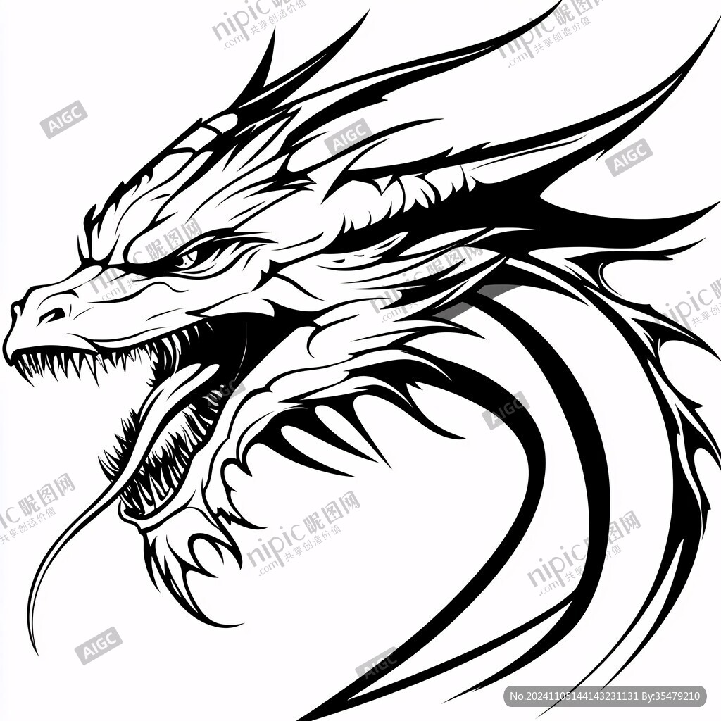 霸氣龍圖案