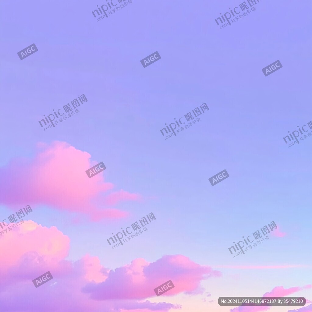 紫色漸變天空