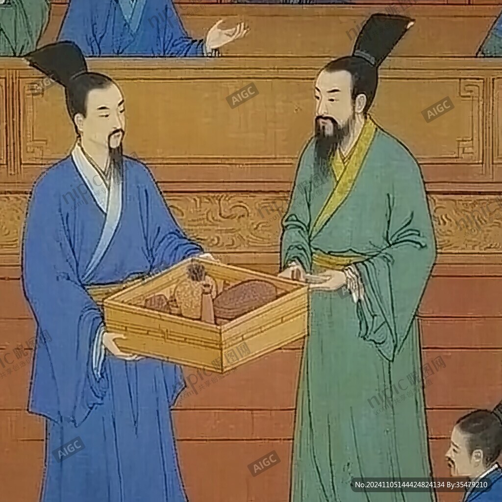 講學(xué)彩繪
