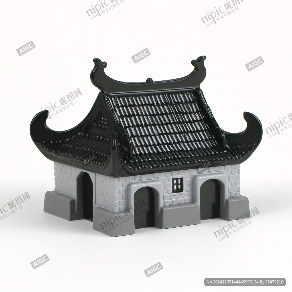 古建筑擺件