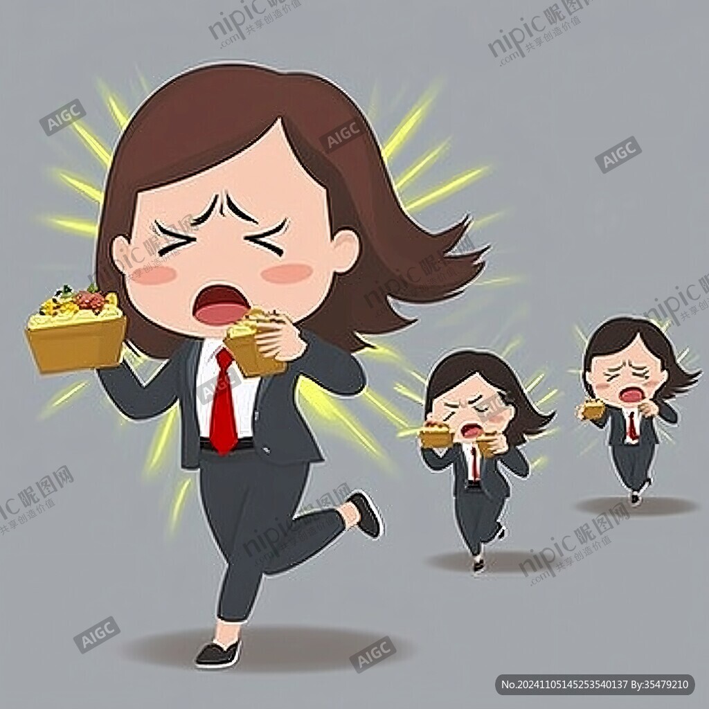 上班族插畫