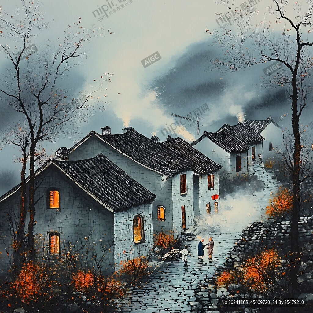 意境鄉(xiāng)村裝飾畫